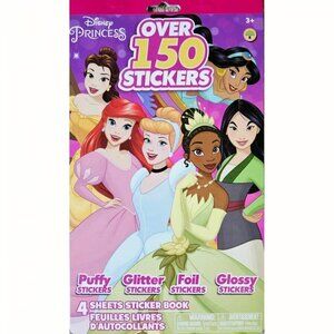 💖3/$15💖 Disney Princesses Stickers (Over 150 Puffy, Glitter, Foil & Glossy)